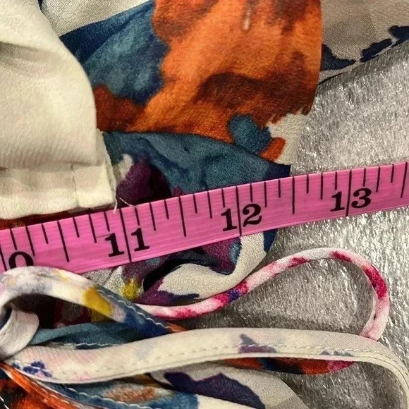 [XS]Sunday in Brooklyn- Anthropologie Edria sleeveless  blouse with waist belt - Picture 5 of 6